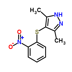 3,5-Dimethyl-4-[(2-nitrophenyl)sulfanyl]-1H-pyrazole图片