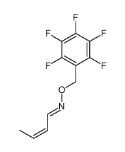 (E,E)-N-[(2,3,4,5,6-pentafluorophenyl)methoxy]but-2-en-1-imine picture