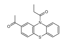 2-acetyl-10-propionyl-10H-phenothiazine结构式