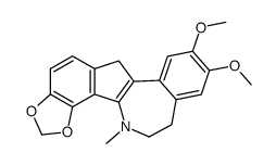 8,9-dimethoxy-13-methyl-6,11,12,13-tetrahydro-[1,3]dioxolo[4',5':6,7]indeno[1,2-b]benzo[d]azepine Structure