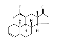 11β-difluoromethylestr-3-en-17-one Structure