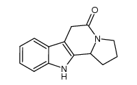 (+/-)-2,3,11,11b-tetrahydro-1H-indolizino[8,7-b]indol-6-one结构式