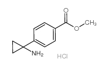 4-(1-AMINOCYCLOPROPYL)BENZOIC ACID METHYL ESTER HYDROCHLORIDE picture