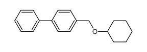 4-[(cyclohexyloxy)methyl]-1,1'-biphenyl结构式