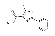 2-bromo-1-(5-Methyl-2-phenyloxazol-4-yl)ethanone结构式