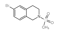 6-Bromo-2-methanesulfonyl-1,2,3,4-tetrahydroisoquinoline Structure