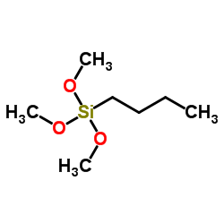 Butyl(trimethoxy)silane structure