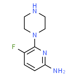 2-Pyridinamine,5-fluoro-6-(1-piperazinyl)-(9CI) picture