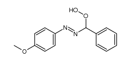 1-(hydroperoxy(phenyl)methyl)-2-(4-methoxyphenyl)diazene Structure