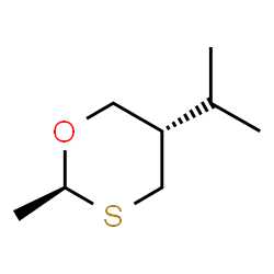 1,3-Oxathiane,2-methyl-5-(1-methylethyl)-,trans-(9CI) picture