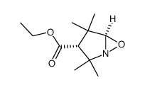 ethyl 6-oxa-2,2,4,4-tetramethyl-1-azabicyclo(3,1,0)hexane-3-carboxylate Structure