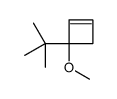 3-tert-butyl-3-methoxycyclobutene Structure