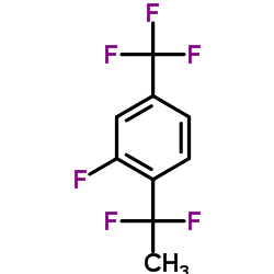 1-(1,1-Difluoroethyl)-2-fluoro-4-(trifluoromethyl)benzene structure