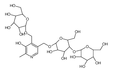 4'-O-(glucosyl)-5'-O-(cellobiosyl)pyridoxine结构式