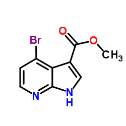 4-溴-1H-吡咯并[2,3-b]吡啶-3-羧酸甲酯图片