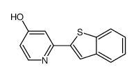 2-(Benzo[b]thiophen-2-yl)pyridin-4-ol structure