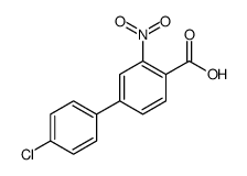 4-(4-chlorophenyl)-2-nitrobenzoic acid Structure