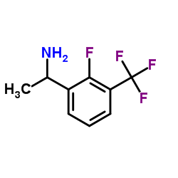 1-[2-Fluoro-3-(trifluoromethyl)phenyl]ethanamine Structure