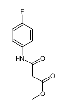 methyl 3-(4-fluorophenylamino)-3-oxopropanoate结构式