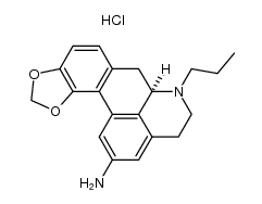 (R)-2-amino-10,11-(methylenedioxy)aporphine dihydrochloride结构式