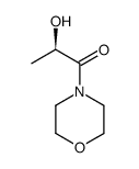 (2R)-1-morpholin-4-yl-1-oxopropane-2-ol Structure