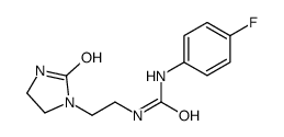 1-(4-fluorophenyl)-3-[2-(2-oxoimidazolidin-1-yl)ethyl]urea Structure