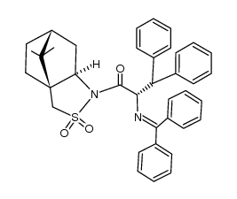 N-(diphenylmethylene)-L-3,3-diphenylalaninesultam Structure