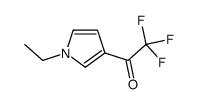 Ethanone, 1-(1-ethyl-1H-pyrrol-3-yl)-2,2,2-trifluoro- (9CI)结构式