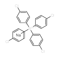 (4-chlorocyclohexyl)-tris(4-chlorophenyl)boron结构式