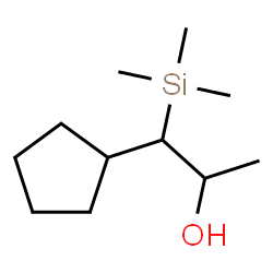 Cyclopentaneethanol,-alpha--methyl--ba--(trimethylsilyl)- (9CI)结构式