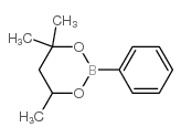 4,4,6-trimethyl-2-phenyl-1,3,2-dioxaborinane Structure