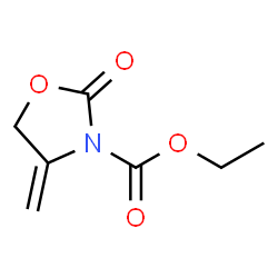 3-Oxazolidinecarboxylic acid,4-methylene-2-oxo-,ethyl ester Structure