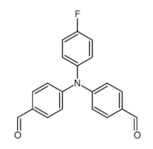 4-(N-(4-fluorophenyl)-4-formylanilino)benzaldehyde Structure