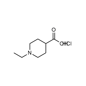 1-ethylpiperidine-4-carboxylic acid.HCl structure