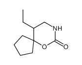 6-Oxa-8-azaspiro[4.5]decan-7-one,10-ethyl-(8CI)结构式