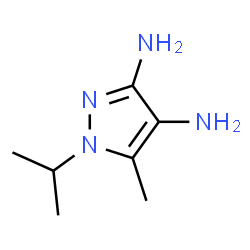 1H-Pyrazole-3,4-diamine,5-methyl-1-(1-methylethyl)-(9CI)结构式