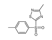 3-methyl-5-(4-methylphenyl)sulfonyl-1,2,4-thiadiazole Structure