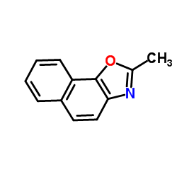 2-甲基萘并[2,1-d]恶唑结构式