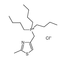 TRI-N-BUTYL[(2-METHYL-1,3-THIAZOL-4-YL)METHYL]PHOSPHONIUM CHLORIDE Structure