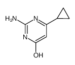 2-amino-6-cyclopropylpyrimidin-4-ol Structure