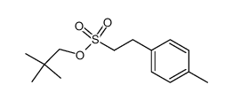 Neopentyl-2-p-tolyl-aethansulfonat结构式