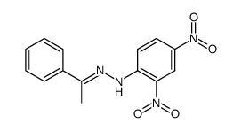 (E)-Acetophenone 2,4-dinitrophenyl hydrazone Structure