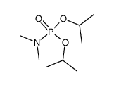 Dimethylaminophosphonic acid diisopropyl ester Structure