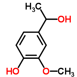 4-羟基-3-甲氧基-α-甲基苄基醇结构式