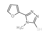 5-(2-FURYL)-4-METHYL-4H-1,2,4-TRIAZOLE-3-THIOL Structure