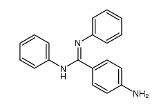 4-amino-N,N'-diphenyl-benzamidine结构式