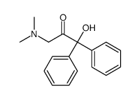 3-(Dimethylamino)-1-hydroxy-1,1-diphenyl-2-propanone structure