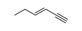 (E)-hex-3-en-1-yne Structure