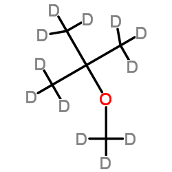 2-(2H3)Methyl-2-[(2H3)methyloxy](2H6)propane Structure