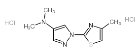 N,N-dimethyl-1-(4-methyl-1,3-thiazol-2-yl)pyrazol-4-amine dihydrochloride picture